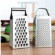Multi-Functional Kitchen Tool for Peeling and Slicing Cucumbers, Thickened Stainless Steel Grater with Four-Sided Shredding and Hand Guard