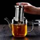 Teapot household high temperature resistant thickened glass teapot large capacity tea water separation teapot kettle tea set