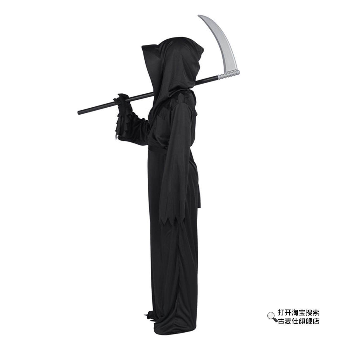 Christmas Children's Clothing Grim Reaper Horror Glowing Funny Scary Party Clothes Accessories Ghost Costume