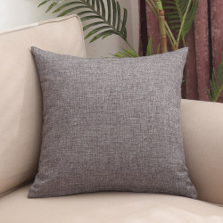 Solid Color Linen Pillow, Nordic Style Simple Plain Cushion Cover with Insert, Car Cushion, Bed Headrest, Sofa Lumbar Pillow