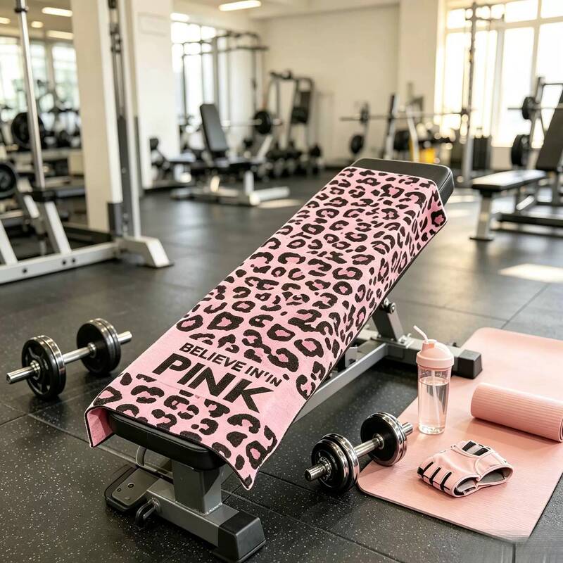 Fitness Towel for Gym Use, Sweat-Absorbent and Quick-Drying, Large Towel for Lifting Weights, Double-Sided Non-Slip Yoga Mat Towel Fitness Towel for Gym Use, Sweat-Absorbent and Quick-Drying, Large Towel for Lifting Weights, Double-Sided Non-Slip Yoga Mat Towel