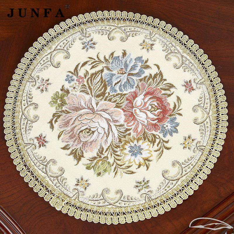 Disc Mat Cloth Art Eurostyle Cup Mat tray Vase Cushions Non-slip Heat Insulation Dining Cushion Round Table Cushion Home Table Anti-Burn