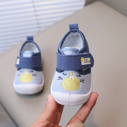 Детская обувь для раннего возраста, нескользящие туфли подходит для мужчин и женщин для девочек, осенняя, мягкая подошва