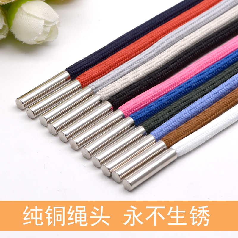 Clothing belt girdle rope waist rope lacing sports pants hat rope hat pants with rope clothes drawn male and female decorative rope belt-Taobao