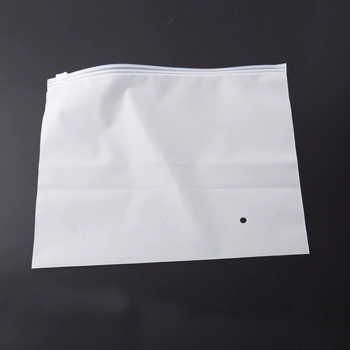 PE прозрачный мешок на молнии для одежды CPE матовый самозапечатывающийся носок полиэтиленовый пакет для одежды 30*40 мешок на молнии
