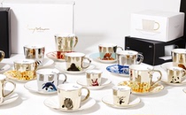 Korea Korea South Korea Luycho 240ml Coffee Mark Cup SR Cup Dish Animal Coffee A Dish