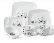 South Koreas Buy American Cunningham Peanuts qualified Snoopy square 10 pieces to assemble in black and white