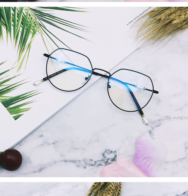 Kính khung nữ phiên bản Hàn Quốc của thủy triều retro phong cách Harajuku ulzzang lưới đỏ phần cận thị có số lượng lớn khung mắt kính gọng tròn