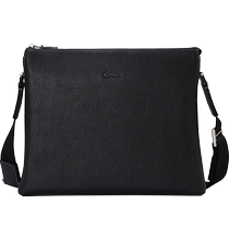 Sachi mens bag genuine leather business atmosphere casual top layer pure cowhide shoulder bag European and American fashion large capacity crossbody bag