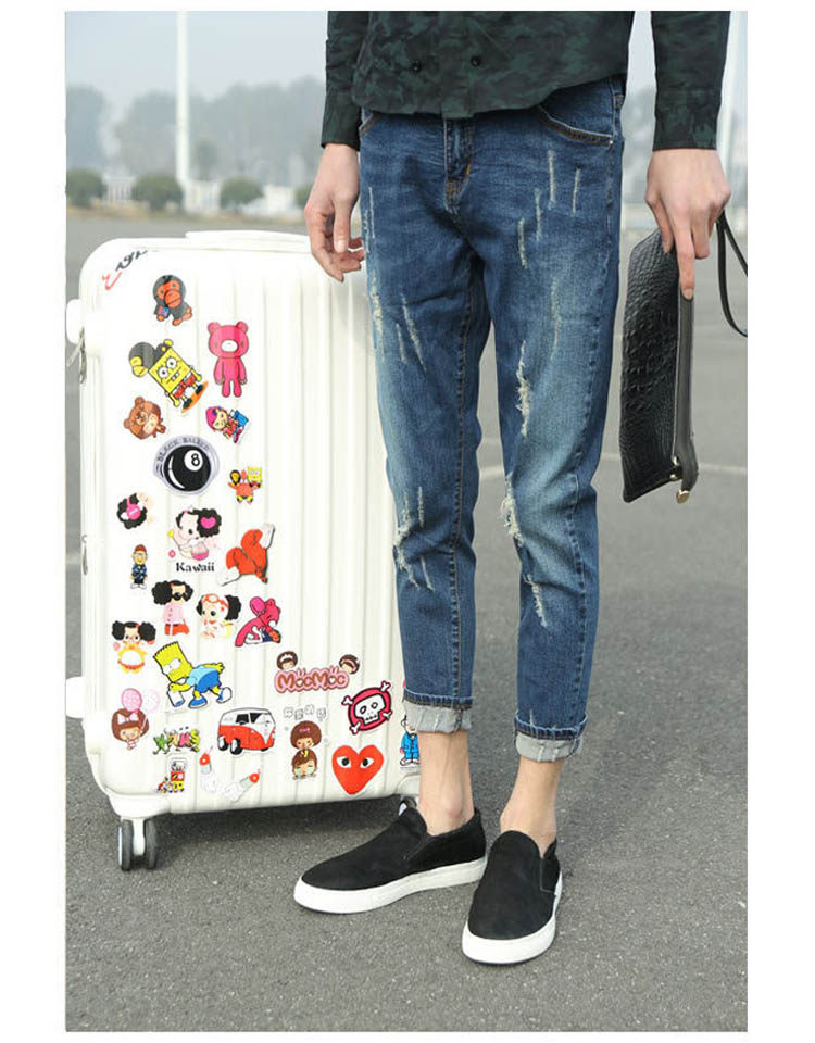 Jeans pour adolescent pieds Slim pour automne - Ref 1465149 Image 5