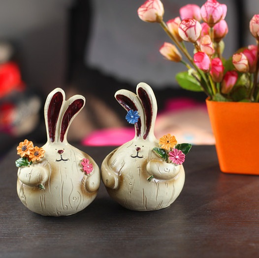 Usd 9 06 Past Mediterranean Wind Korean Home Craft Ornaments Past Mediterranean Wind Korean Home Craft Ornaments Decorations Old Garlic Head Rabbit Resin Doll