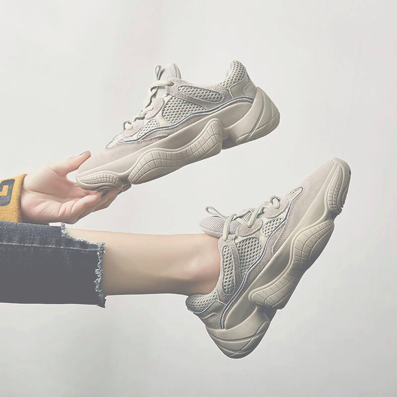 Hong Kong Trendy Brand 2026 Spring and Autumn New Women's Retro Dad Shoes Breathable Versatile Casual Running Sneakers Trendy Ins