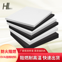 High temperature resistant fireproof flame retardant eva foam Foam single-sided adhesive sponge strip V0 grade b1 heat insulation and shock resistance
