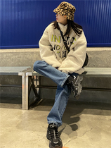 THREE12 letters yang gao mao coat