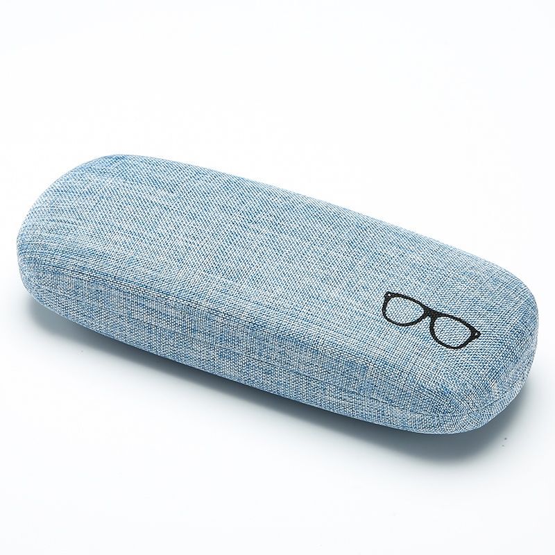 2025 New Style Glasses Case, Cotton and Linen Style, Simple Harajuku Style for Boys, Creative and Personalized, Portable, Anti-Pressure Sunglasses Case