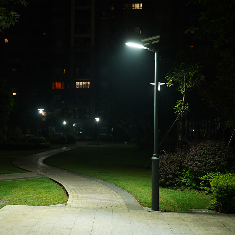 Solar street lights Outdoor lights Waterproof garden lights 3 meters 4 meters intelligent light control solar lights highlight