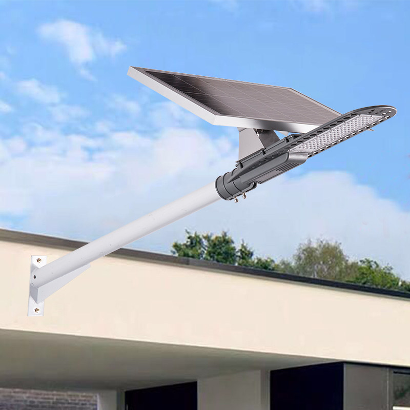 Solar street lamp Outdoor villa garden lamp Household 5 meters 6 meters high pole lamp Waterproof new rural integration