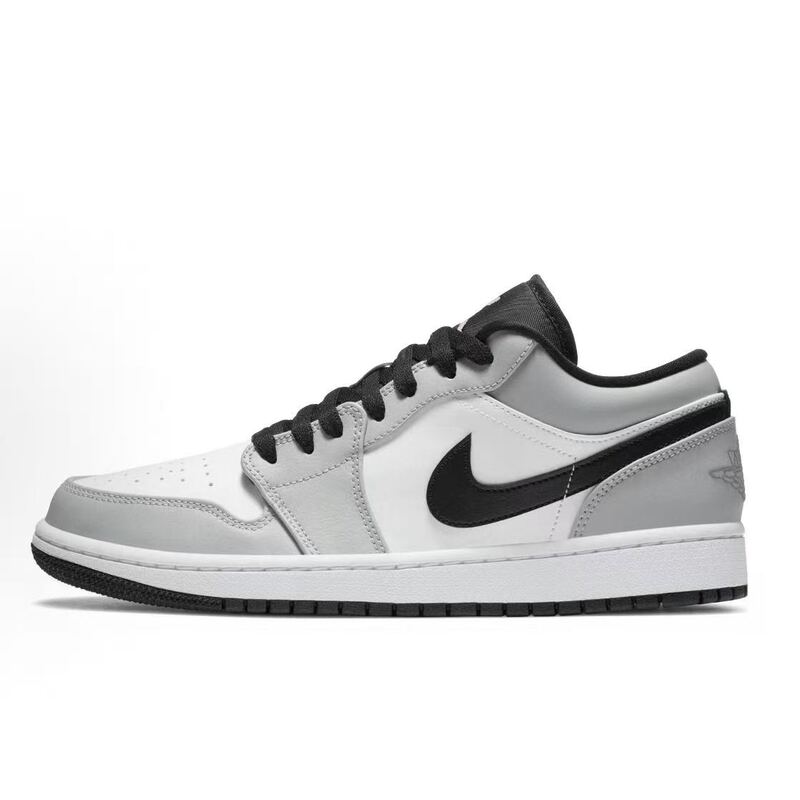 [Customized Sneakers] Jordan Air Jordan 1 Little Dior Trendy Low-Top Sneakers Smoke Gray