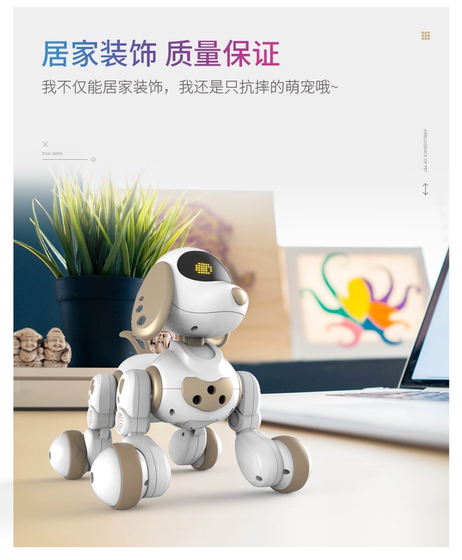 Điều khiển từ xa điện thông minh robot đồ chơi trẻ em chó 3-6 tuổi sẽ được giáo dục sớm 1-2-4 do choi