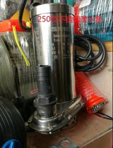 Stainless steel 220v small stainless steel submersible pump car wash pump 250W without float
