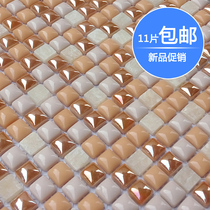 Stone mosaic European ceramic all-body beige background wall stickers bathroom Hotel KTV decoration