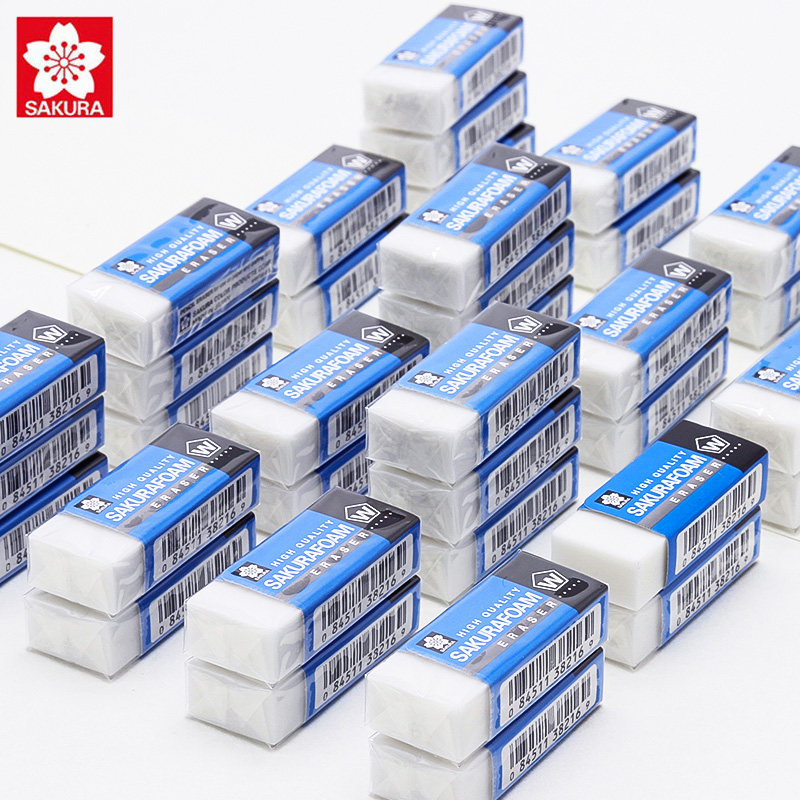 Japan cherry blossom eraser art sketch High-gloss eraser students use to wipe clean without debris without leaving traces of glue