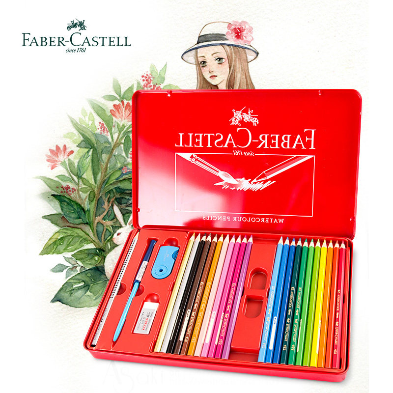 German Whipper Jia water-soluble color pencil 48 color 60 water-soluble color pencil art color pen painting watercolor pencil