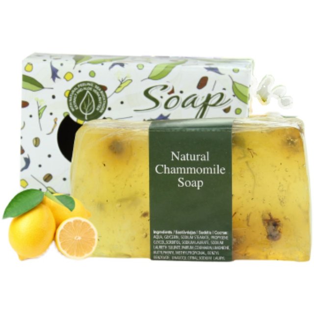 Riga Latvian chamomile handmade soap 100g natural plant oil essential soap cleansing bath ນໍາເຂົ້າຕົ້ນສະບັບ