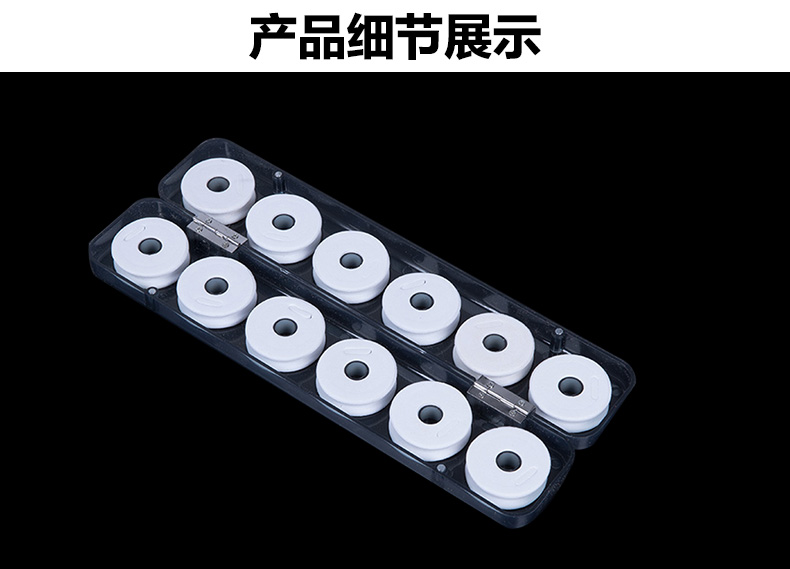 Bàn giao trong suốt 12 trục cửa hàng hộp chính hộp lưu trữ bảo vệ dây câu cá cung cấp thiết bị ngư cụ hộp phụ kiện dây cước câu cá