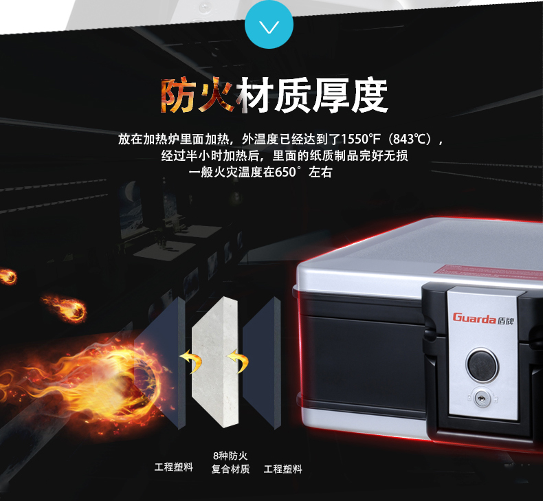 Hồng Kông Shield Safe 2013CS Văn phòng Tài liệu an toàn Chuyên nghiệp Chống cháy chống nước An toàn két sắt gia đình loại nào tốt