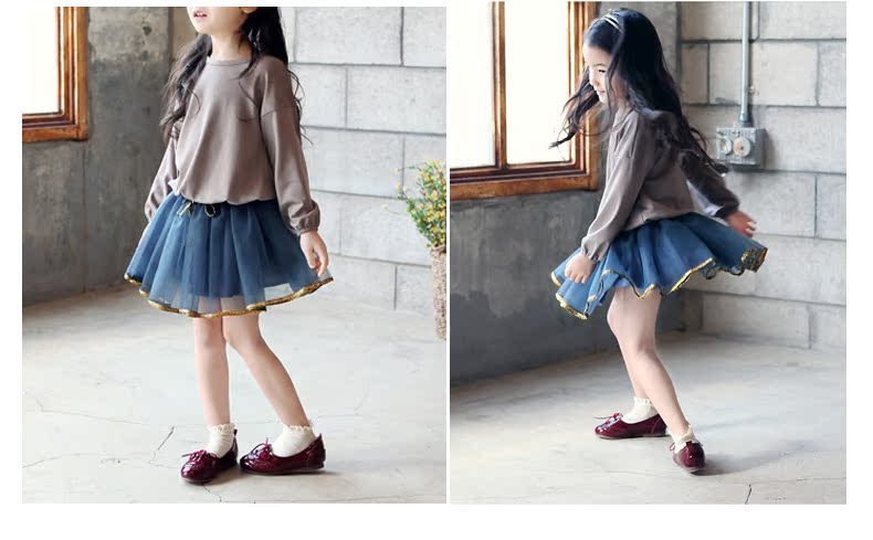 Jupe fillette BOATMOUSE en mélange - Ref 2050040 Image 18