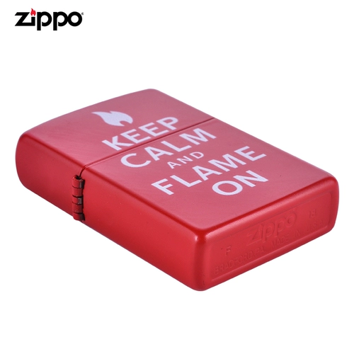 zippo Подлинное сохраняйте спокойное пламя, сохраняйте спокойствие и спокойные подарки Zhibao, чтобы дать парню искреннюю