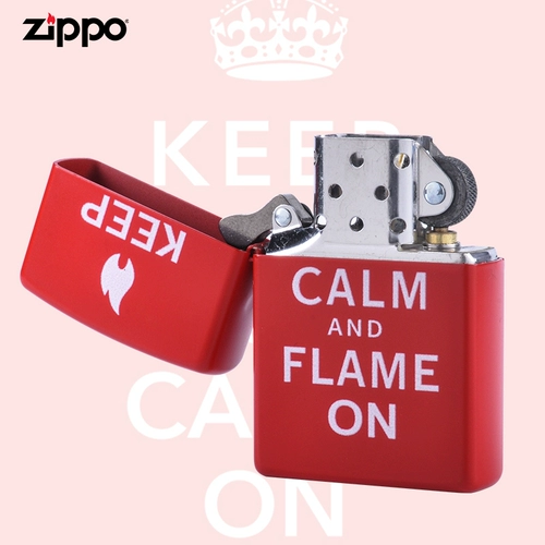 zippo Подлинное сохраняйте спокойное пламя, сохраняйте спокойствие и спокойные подарки Zhibao, чтобы дать парню искреннюю