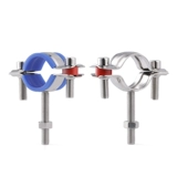 GJ 304 кронштейн для труб из нержавеющей стали с винтовым стержнем, пряжкой, зажим для трубы, зажим для трубы, держатель для водопроводной трубы, обруч для трубы, зажим для трубы