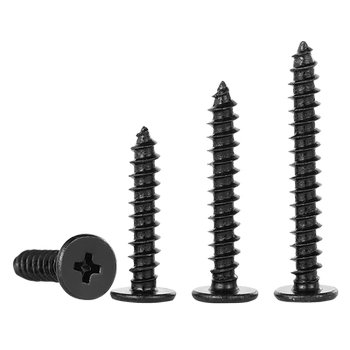 Black ca cross flat head self-tapping screw Black ca cross flat head self-tapping screw