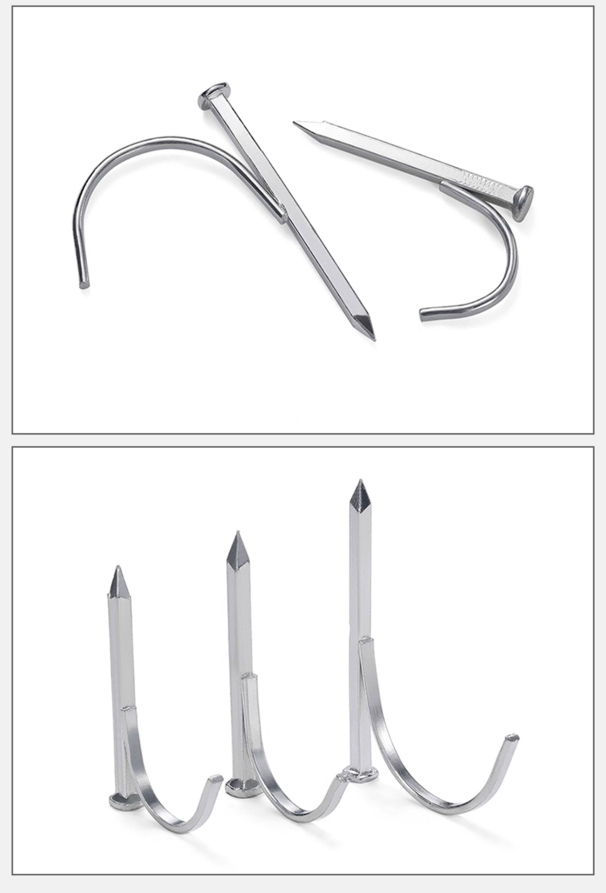 Гвозди pvc管ppr水管钩钉固定钉管卡钉20卡勾钉5铁线管u型钉管码水泥钢钉