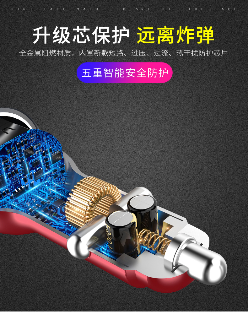 OPPO xe sạc R15 r9 R11 r9s điện thoại r9plus nhanh phí ô tô ban đầu sạc xe voọc đèn flash sạc một với hai bật lửa USB đa chức năng thông minh cắm sạc nhanh - Phụ kiện điện thoại trong ô tô giá đỡ điện thoại ô tô xiaomi