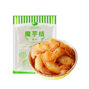 怡力魔芋丝魔芋结即食凉皮面关东煮火锅菜品低卡0脂代餐素食热量