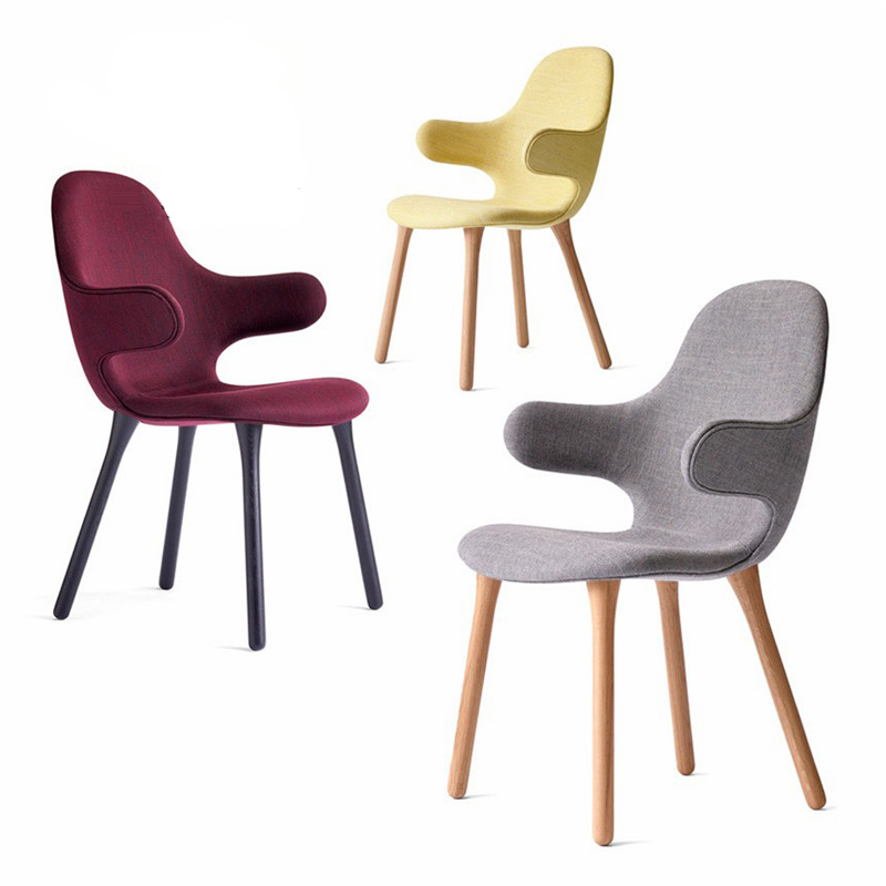 Nordic Light Extravagant Designer Art Passion Armrests Hug Personality Coffee Comfort Capture Nordic Small Bear Dining Single Chair