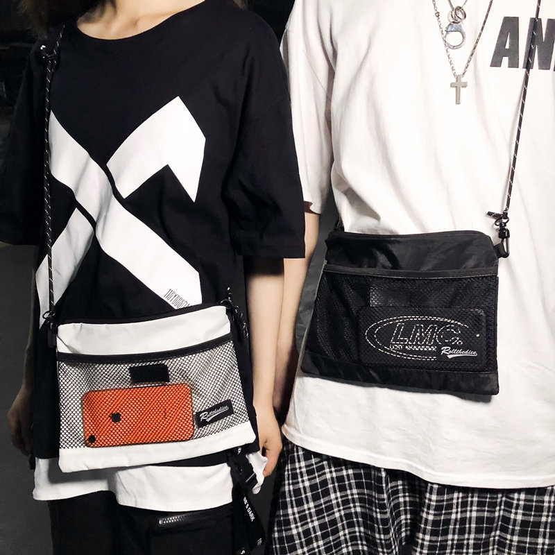 Net Red Small Slanted Satchel men ins Tidal Bags Fashion Sports Tennis Face Single Shoulder Bag Schoolgirl Casual Mailbag-Taobao