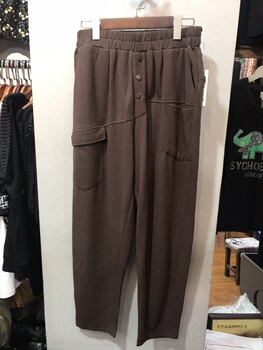 Yuxiu Tianpai Official Store Genuine Product Model 046, Plus Size, Fashionable Casual Loose Fit, Flattering and Slimming Elastic Long Pants