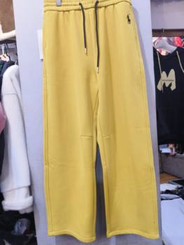Mengya Official Store Genuine Product Model 1297, Plus-Size, Fashionable, Casual, Slimming, Stretchy Pants, Fleece-Lined, Straight-Leg Wide-Leg Pants