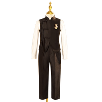 Boys Chinese suit vest suit host dress childrens suit vest summer new piano performance clothing