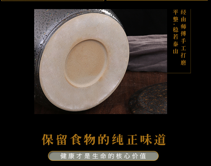 Jingdezhen ceramic jars it with leading bottle tank cylinder 10 jins of 15 kg 20 jins 30 jins of 50 kg thickening