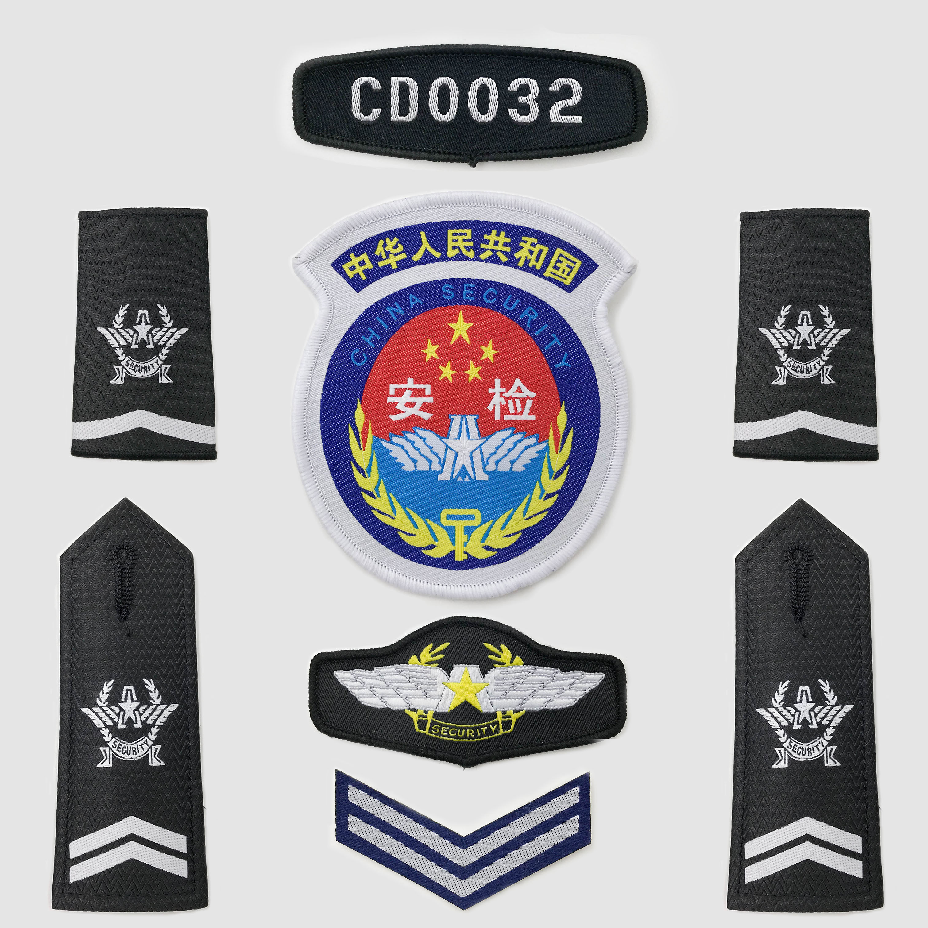 Airport Duty Service Chest Number Airport Security Screening Metro Arm Badge Accessories Accessories Security Screening Officer Check Mark Shoulder Badge