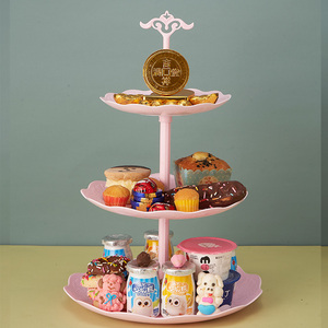 【抖音爆款】三层果盘家庭糖果篮