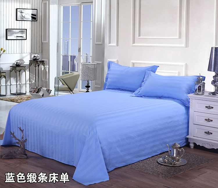 Khách sạn khách sạn bộ đồ giường bán buôn cotton trắng sheets cotton mã hóa dày sheets bed cover giường, mảnh duy nhất