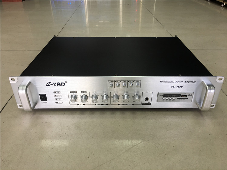 YAD YAD YD-A80 constant voltage amplifier Broadcasting system amplifier Fire amplifier Background music ceiling amplifier