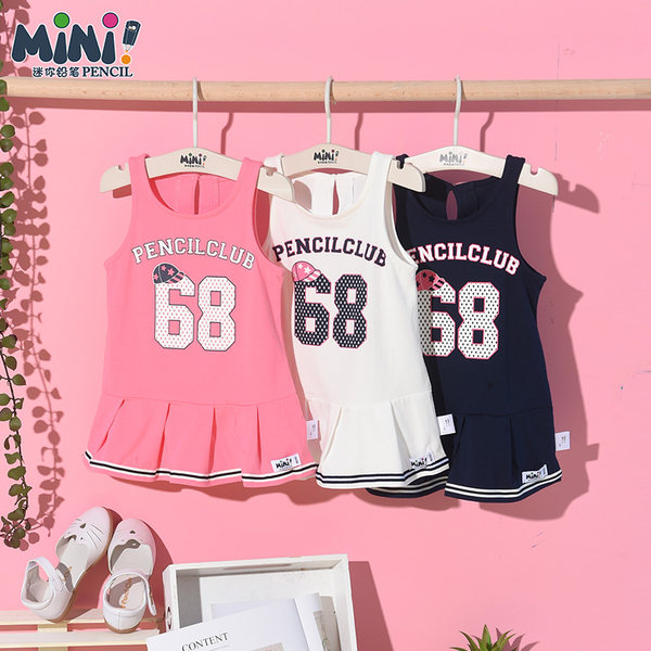 PENCIL MINI 迷你铅笔 A类安全等级 女童背心裙 天猫优惠券折后￥39包邮（￥69-30）80~120码3色可选