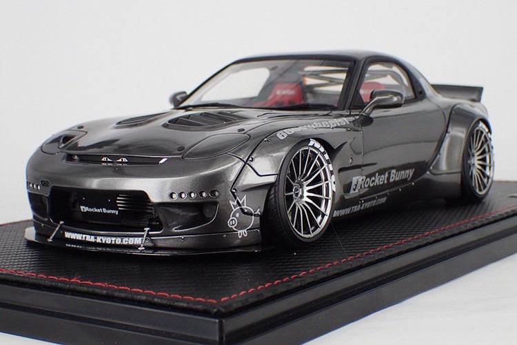 イグニッションモデル 1/18 Mazda RX-7 Mazda Speed IG 1/18 Rocket Bunny RX-7 (FD3S) White IG1036 ignition model